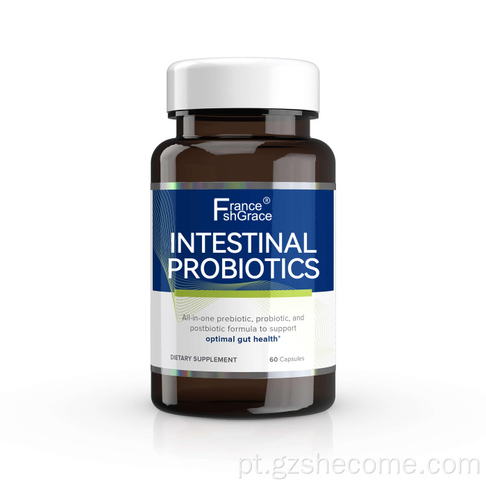 Suplemento de probióticos prebióticos de apoio avançado de apoio intestinal